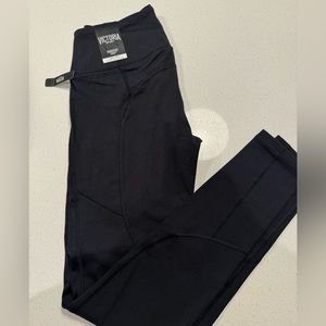 Victoria Sport black knockout tights, size small, NWT